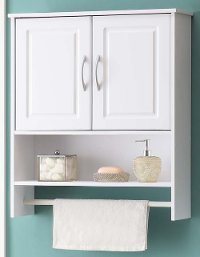 76420 White 2 Door Wall Cabinet