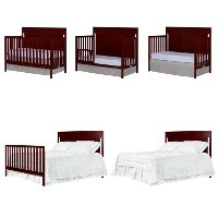 Cherry 5-in-1 Convertible Crib - Cape Cod-3