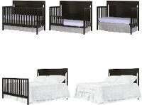 Charcoal 5-in-1 Convertible Crib - Cape Cod-4
