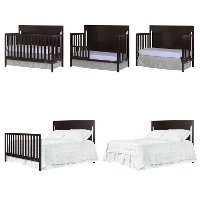 Mocha 5-in-1 Convertible Crib - Cape Cod-3