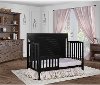 Black 5-in-1 Convertible Crib - Cape Cod