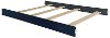 812-DN Navy Full Size Bed Rails for Convertible Crib - Universal-2