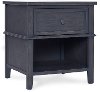Weathered Gray 1-Drawer Nightstand - Universal-2