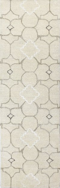Ivory 8 Foot Runner Rug - Greenwich-2