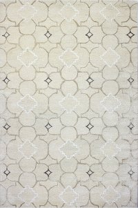 8 x 10 Large Ivory Area Rug - Greenwich
