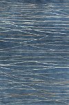 4 x 6 Small Azure Blue Rug - Greenwich