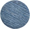 6' Round Azure Blue Rug - Greenwich
