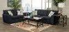 Hannah Dark Blue 5 Piece Living Room Set