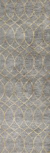 Gray 8 Foot Runner Rug - Greenwich