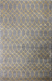 R129-GY-6X9-HG300 6 x 9 Medium Gray Area Rug - Greenwich