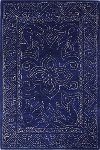 8 x 10 Large Navy Blue Rug - Venezia -1