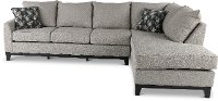 Slate Gray 2 Piece Sectional Sofa with RAF Chaise - Emerson