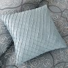 Seafoam Lavine Queen 12 Piece Jacquard Duvet Bedding Collection-2
