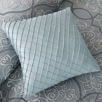 Seafoam Lavine Queen 12 Piece Jacquard Duvet Bedding Collection-2