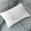 Seafoam Lavine Queen 12 Piece Jacquard Duvet Bedding Collection-3