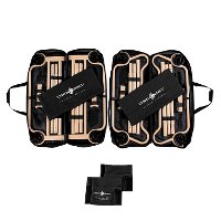 30502BO Extra Large Black Bunk Bed with 2 Organizers-4