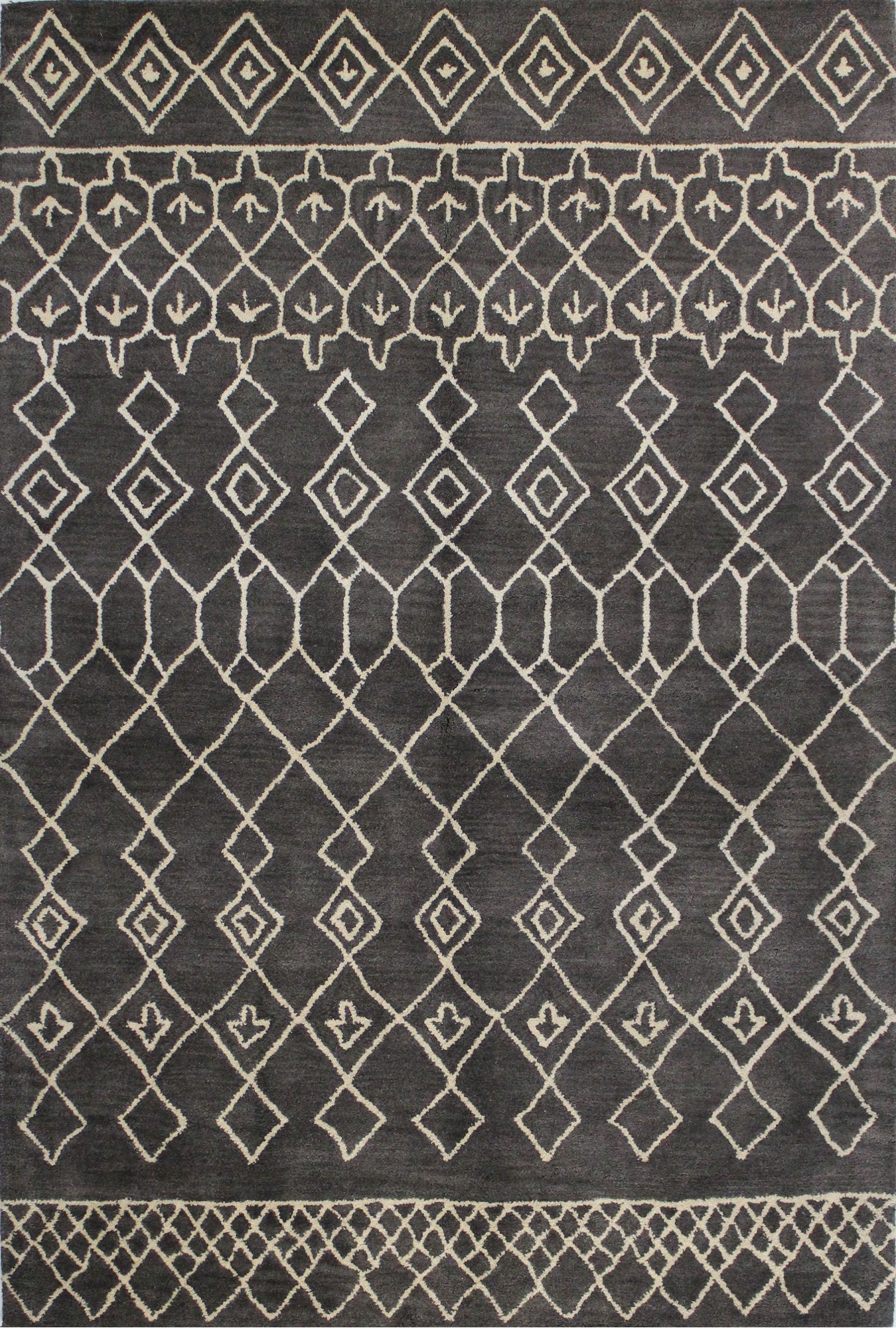 4 x 6 Small Charcoal Gray Area Rug - Chelsea-1