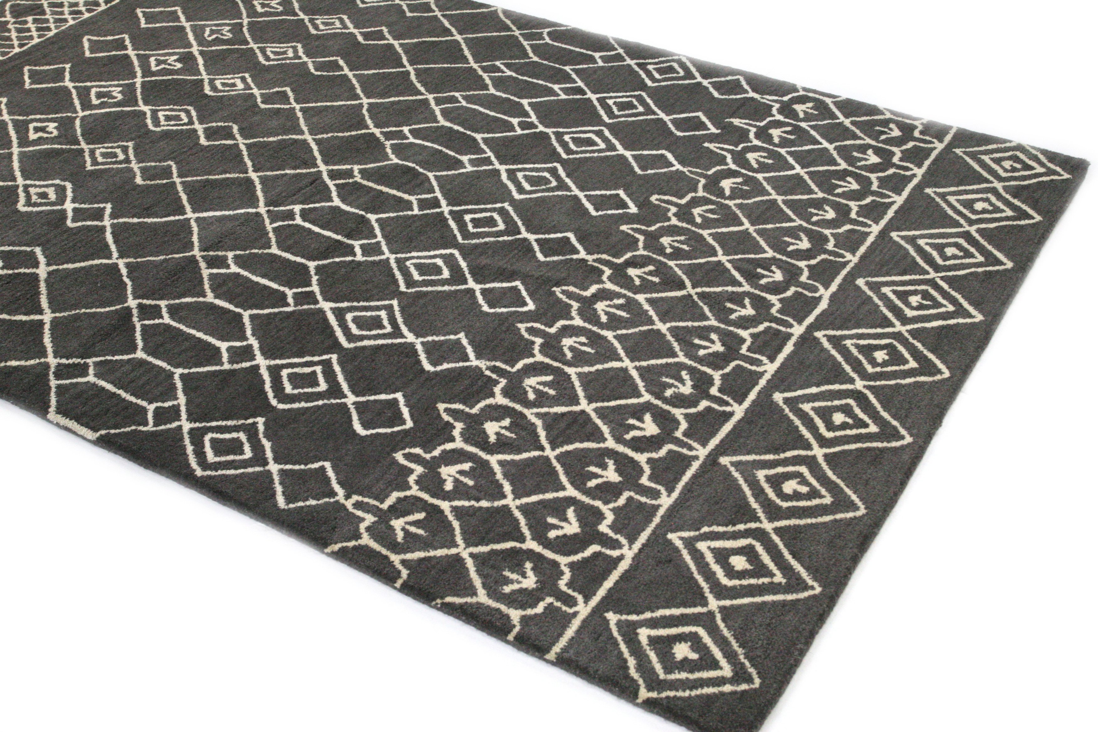 4 x 6 Small Charcoal Gray Area Rug - Chelsea-2