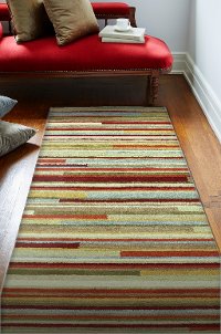 Multi-Colored 8 Foot Runner Rug - Chelsea