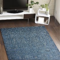 9 x 12 X-Large Azure Blue Rug - Venezia-3
