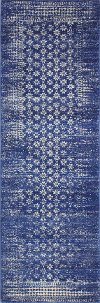 Dark Blue 8 Foot Runner Rug - Everek-2
