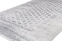 Everek 5 x 8 Medium Gray and Ivory Area Rug-1