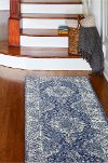 Dark Blue 8 Foot Runner Rug - Everek-2