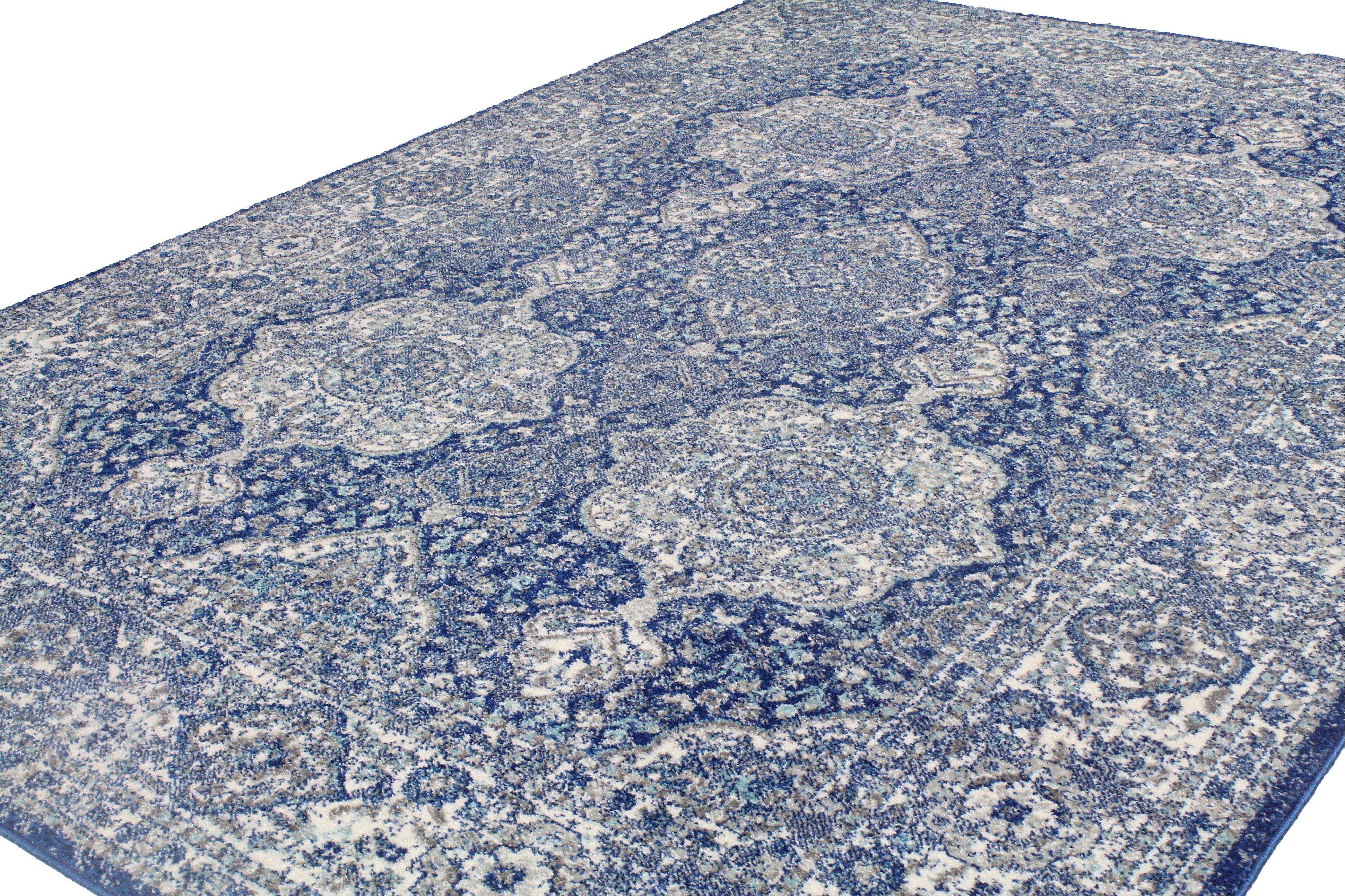 Everek 9 x 12 Dark Blue Rug-2