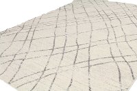 9 x 12 X-Large Ivory and Gray Area Rug - Everek