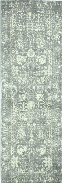 E110-GY-2.6X8-MO742 Gray Area 8 Foot Runner Rug - Everek-2