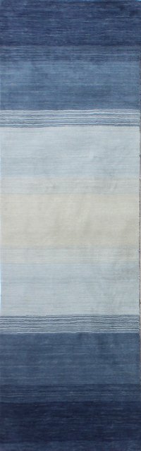 Blue 8 Foot Runner Rug - Contempo