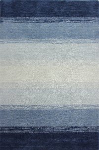 4 x 6 Small Blue Rug - Contempo