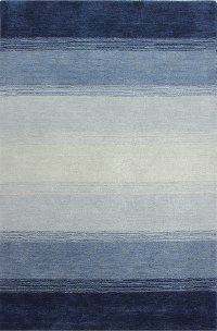 5 x 8 Medium Blue Rug - Contempo