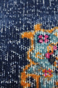 5 x 8 Medium Dark Blue Rug - Heritage-4