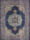 5 x 8 Medium Dark Blue Rug - Heritage-6