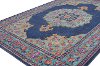 8 x 10 Large Dark Blue Rug - Heritage