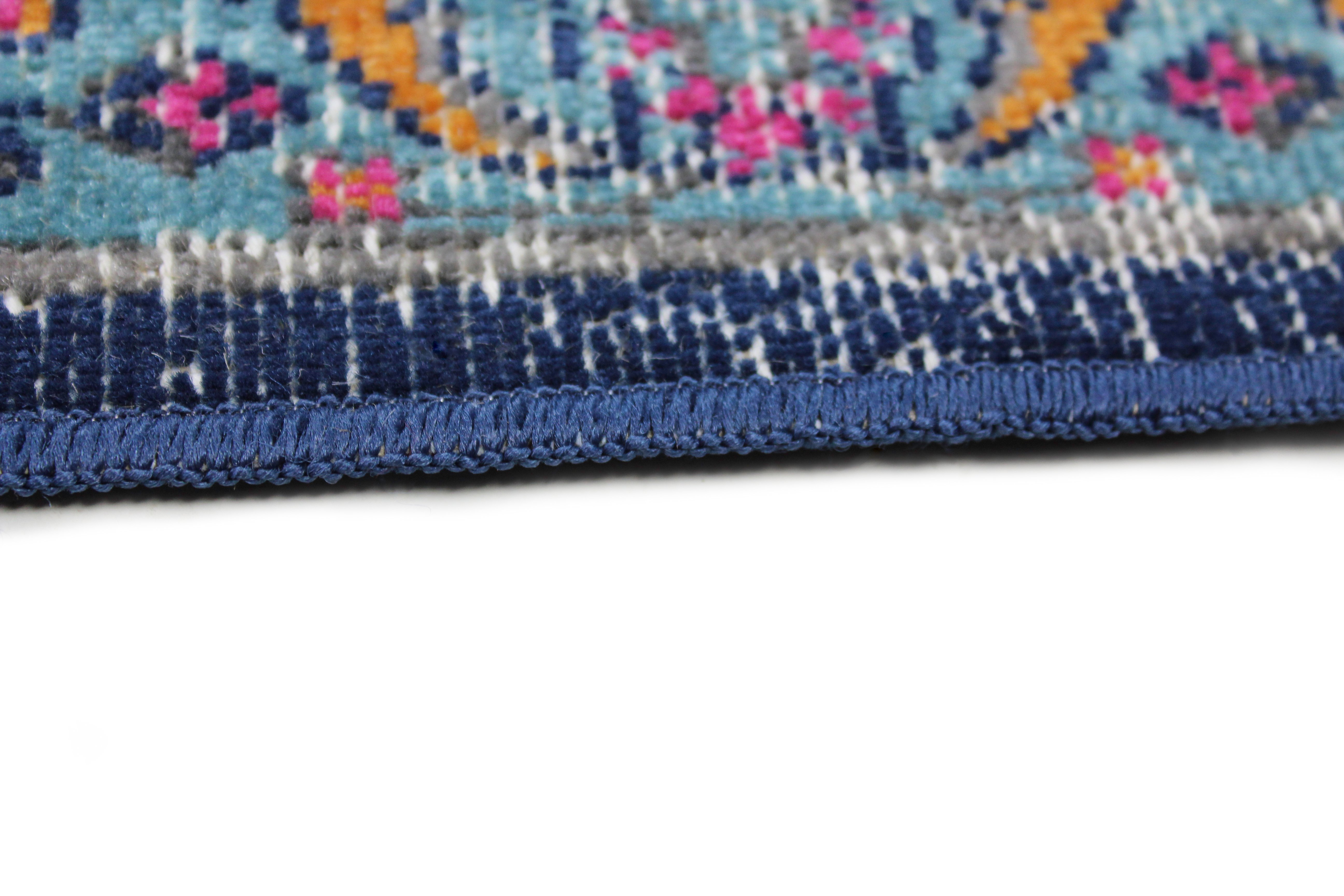 Heritage 9 x 12 Dark Blue Area Rug-5