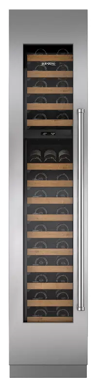 IW-18-LH Sub-Zero 18 Inch Wine Storage, 59 Bottle Capacity - Panel Ready, Left Hinge