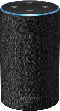 AMAZON-ECHO2,BLACK Black Amazon Echo 2