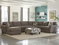 Casual Classic Brown 4 Piece Sectional - Orion