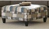 Casual Classic Geometric Storage Cocktail Ottoman - Orion