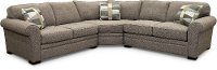 Casual Classic Brown 3 Piece Sectional - Orion