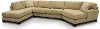 Casual Contemporary Beige 3 Piece Upholstered Sectional - Pisces