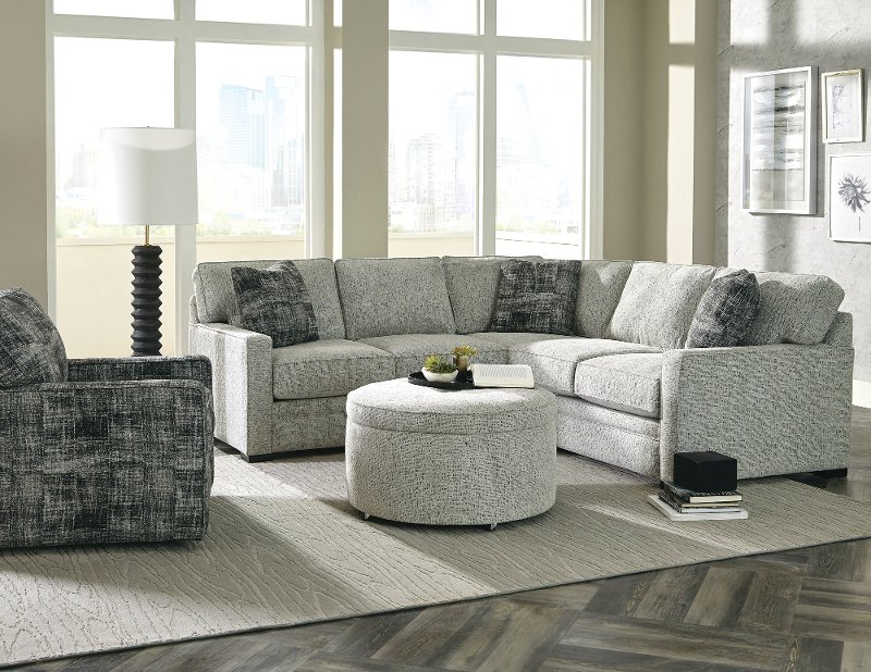 Contemporary Gray 2 Piece Sectional Sofa With Laf Loveseat Juno Contemporary Gray 2 Piece Sectional Sofa With Laf Loveseat Juno Rc Willey Furniture