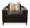 Modern Mink Brown Velvet Chair - Kelsey -2