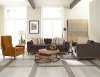 Mid-Century Modern Marzipan Yellow Wing Chair - Kelsey-2