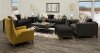 Mid-Century Modern Marzipan Yellow Wing Chair - Kelsey-3