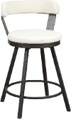 Bright White Modern Counter Height Stool - Appert