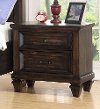 Classic Traditional Walnut Brown Youth Nightstand - Sevilla