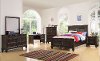 Clearance Classic Traditional Brown 4 Piece Twin Youth Bedroom Set - Sevilla